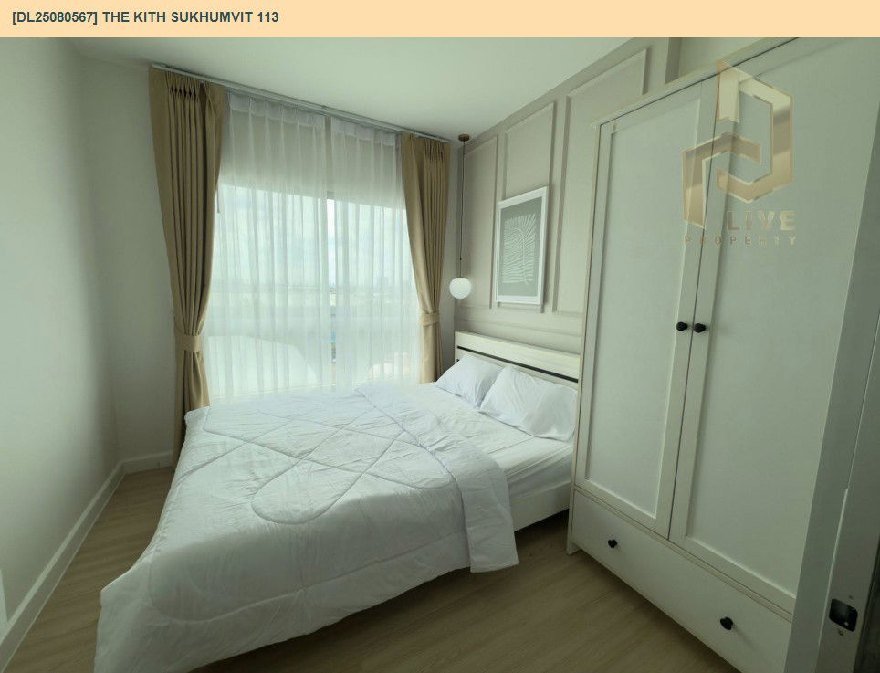 picture DL25080567 Condo for rent, The Kith Sukhumvit 113 near BTS สำโรง, ready to move in, call urgently 0800343450 LineID @655ebbvc - 9/14