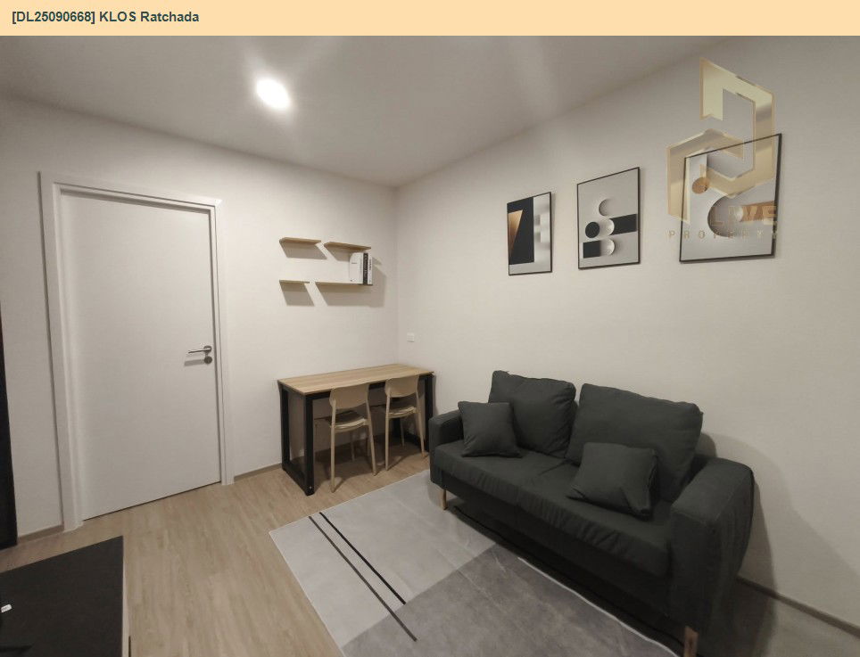 picture DL25090668 Condo for rent, KLOS Ratchada near -, ready to move in, call urgently 0638692663 LineID @162cjixi - 5/8