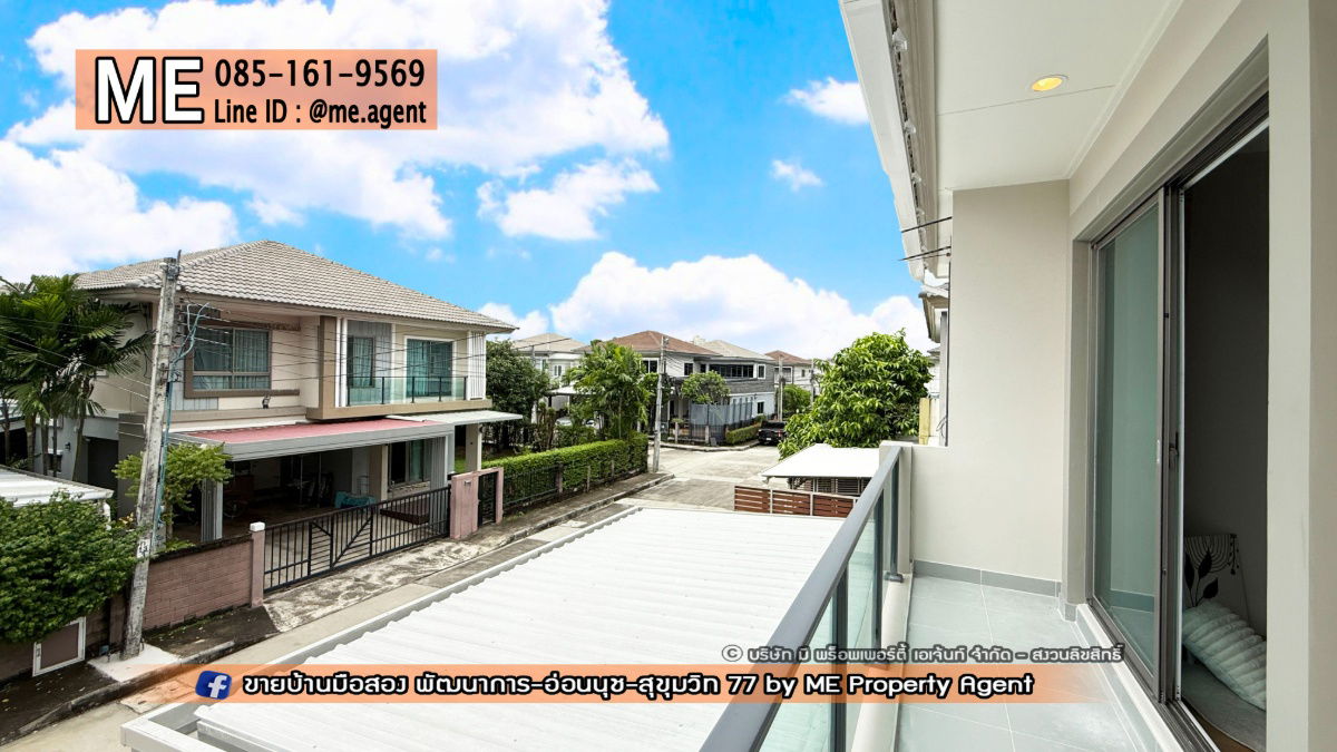 picture For Rent Newly Renovated House , The Plant Estique Pattanakarn 38 , fully furnished, Ready to Move in, Call 064-954-9619 (RBE22-65) - 33/33