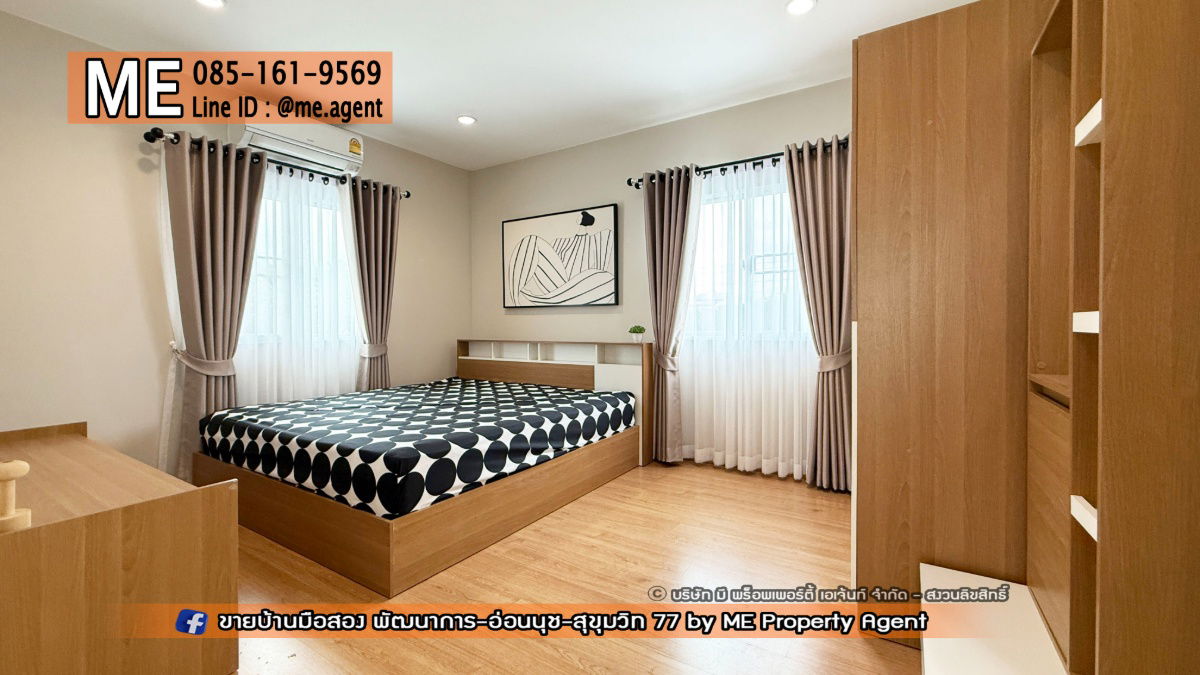 picture For Rent Newly Renovated House , The Plant Estique Pattanakarn 38 , fully furnished, Ready to Move in, Call 064-954-9619 (RBE22-65) - 22/33