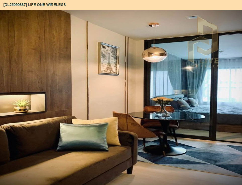 รูป DL25090667 ให้เช่าคอนโด ไลฟ์ วัน ไวร์เลส (Life One Wireless) ใกล้ BTS เพลินจิต พร้อมเข้าอยู่ โทรด่วน 0616298946 LineID @523dslwi - รูปที่ 2/13