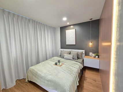 Call : 065-754-4426 Condo Lumpini Center Sukhumvit 77 @BTS On Nut, 28.5 sq.m 1 Bed 4 floor, Fully furnished
