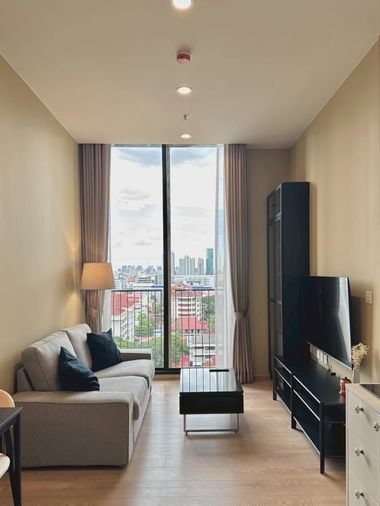 Rent Noble BE 19 ชั้นสูง วิวสวยมาก เฟอร์นิเจอร์ครบ 1นอน 35ตรม. 25,000 บาท