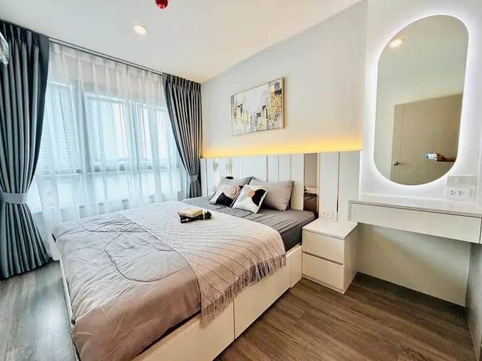 ปล่อยเช่า ไอดีโอ รามคำแหง - ลำสาลี สเตชั่น ห้องน่าอยู่ แบบ One Bed Plus ชั้น 9