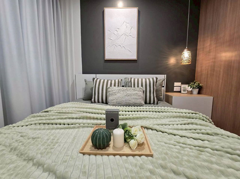 picture Call : 065-754-4426 Condo Lumpini Center Sukhumvit 77 @BTS On Nut, 28.5 sq.m 1 Bed 4 floor, Fully furnished - 2/14
