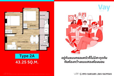 ขายคอนโด : 🏢ครบจบในที่เดียว✨ VAY Amata ห้องสวยพร้อมเฟอร์ + เครื่องใช้ไฟฟ้า 6 รายการ เข้าอยู่ได้ทันที เริ่มเพียง 999,000 บาท 📞093-1681685💚LINE: @wsrcond