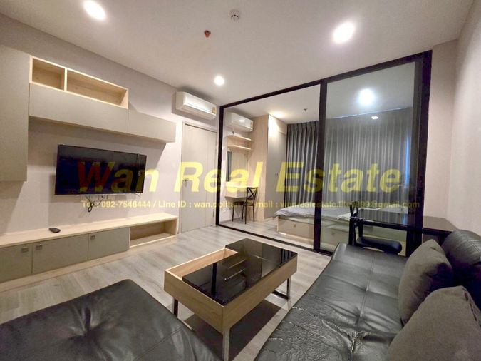 ให้เช่า Politan rive ชั้น 21 ขนาด 31 ตร.ม.ตกแต่งสวย วิวแม่น้ำ เฟอร์นิเจอร์ครบ 