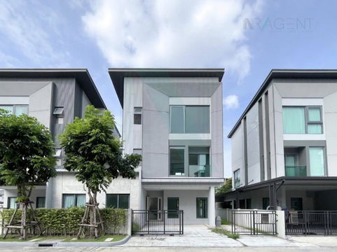 For Sell Twin house BAAN KLANG MUANG THE EDITION SATHORN-SUKSAWAT 3-story 4 bedroom 4 bathroom