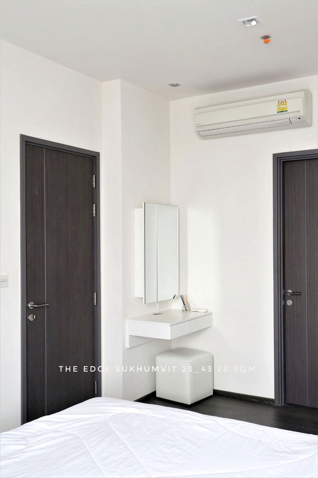 รูป 🎉Ready to RENT, The Edge Sukhumvit 23 corner unit unblocked view near BTS/MRT, Terminal 21 - รูปที่ 8/9