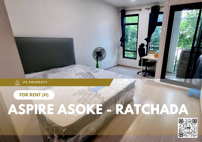 คอนโดให้เช่า : ให้เช่า ✨ Aspire Asoke - Ratchada ✨ เฟอร์นิเจอร์ และ เครื่องใช้ไฟฟ้าครบ ใกล้ MRT พระราม 9