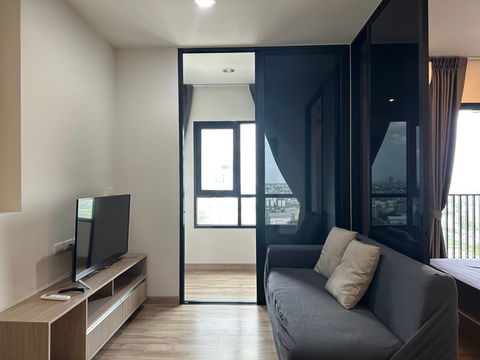 ให้เช่าคอนโด นิช โมโน แบริ่ง ติดBTS ห้องใหญ่35SQM 1 Plus room