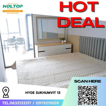 #R6661 🎉 290968 ให้เช่าคอนโด Hyde Sukhumvit 13