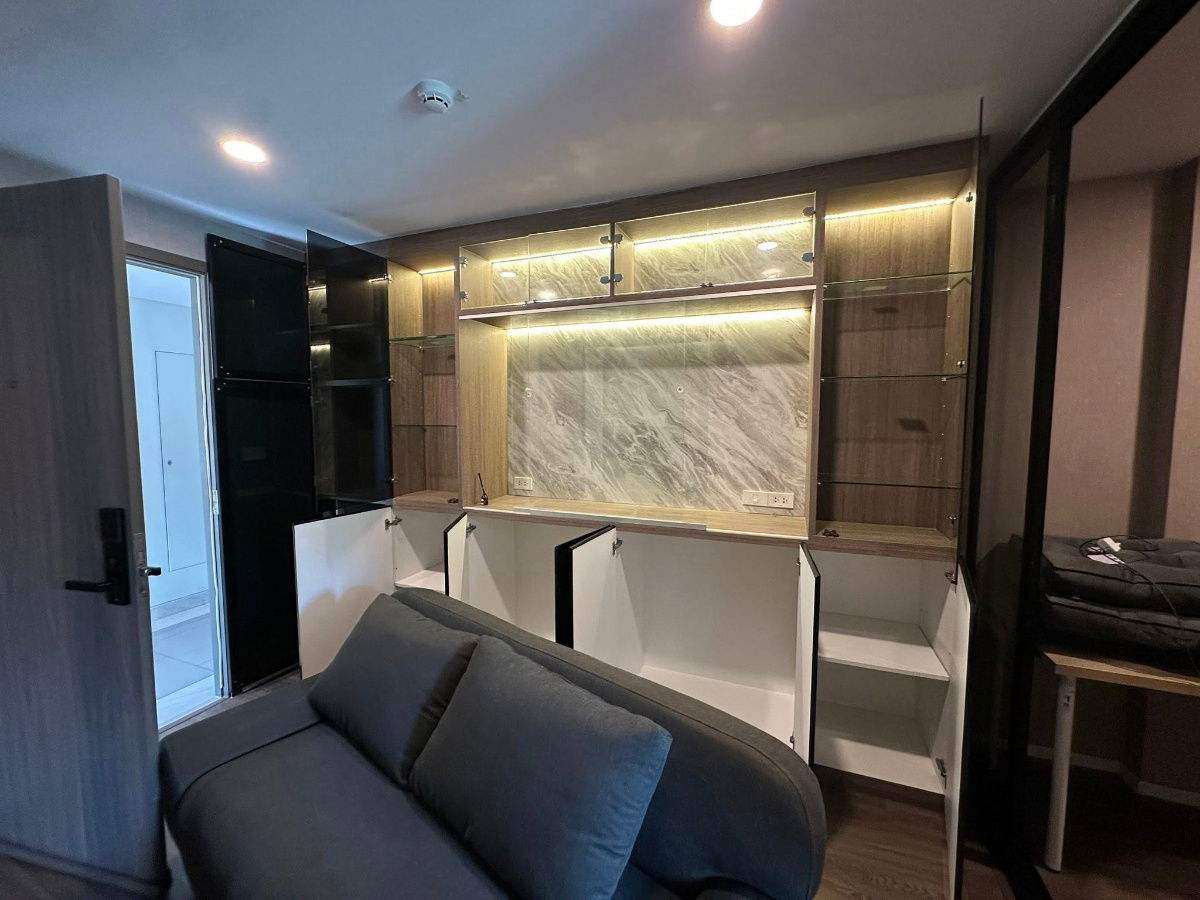 picture Y066 Condo for rent, The Origin Ratchada - Ladprao, next to MRT Ladprao, new built-in room with furniture and appliances. - 7/12