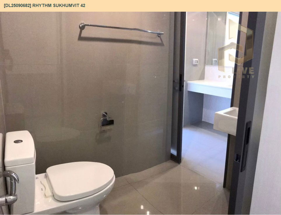 รูป DL25090682 ให้เช่าคอนโด ริทึ่ม สุขุมวิท 42 (Rhythm Sukhumvit 42) ใกล้ BTS เอกมัย พร้อมเข้าอยู่ โทรด่วน 0800343450 LineID @655ebbvc - รูปที่ 9/11