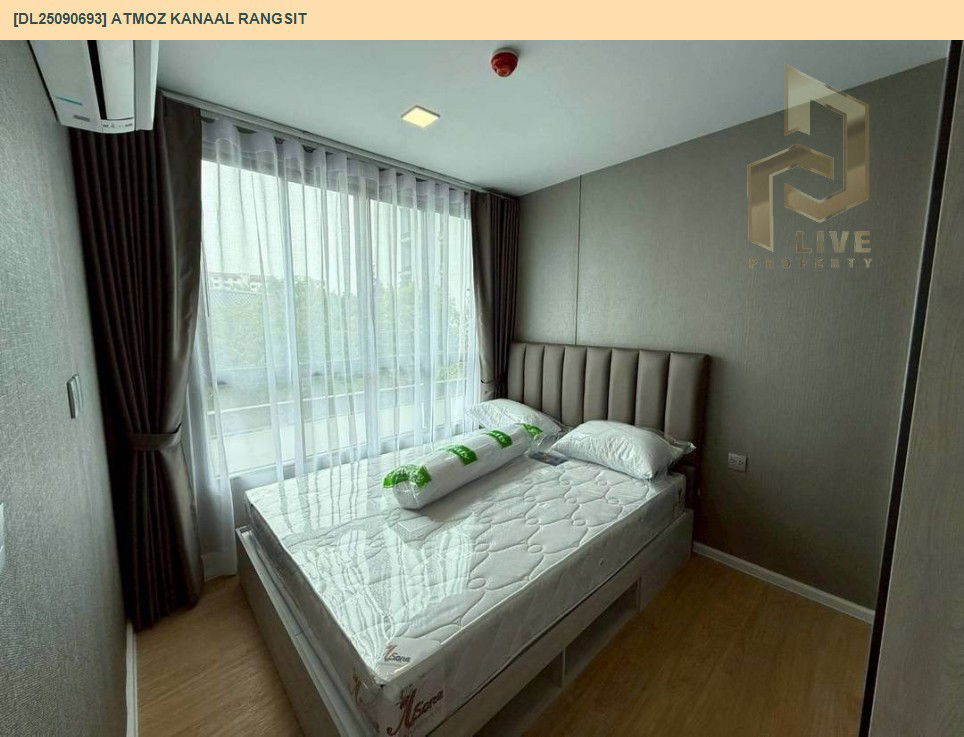 picture DL25090693 Condo for rent, Atmoz Kanaal Rangsit near -, ready to move in, call urgently 0638692663 LineID @897iyzll - 3/12