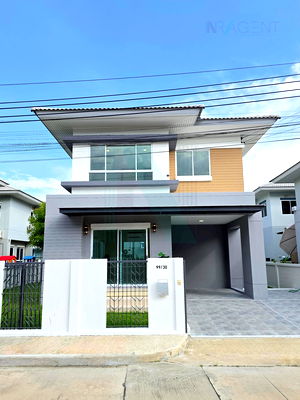 ขายบ้านเดี่ยว : 📌 ขายบ้านเดี่ยว โครงการ วารีโอ สุวรรณภูมิ 2 ชั้น 3 ห้องนอน 2 ห้องน้ำ