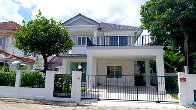 บ้านเดี่ยว อาคารจัสมิน : ขายบ้านเดี่ยว หมู่บ้านชวนชื่น แจ้งวัฒนะ ถ.เลี่ยงเมืองปากเกร็ด ตกแต่งใหม่พร้อมเข้าอยู่ ทำเลดี ใกล้รถไฟฟ้าสายสีชมพู