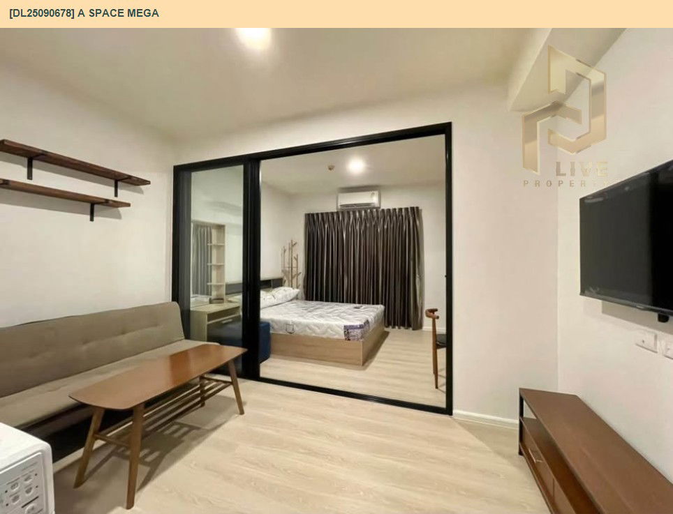 picture DL25090678 Condo for rent, A space mega near -, ready to move in, call urgently 0638692663 LineID @162cjixi - 2/6