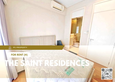 คอนโดให้เช่า : ให้เช่า ✨ The Saint Residences ✨ เฟอร์นิเจอร์ และ เครื่องใช้ไฟฟ้าครบ ใกล้ BTS ห้าแยกลาดพร้าว