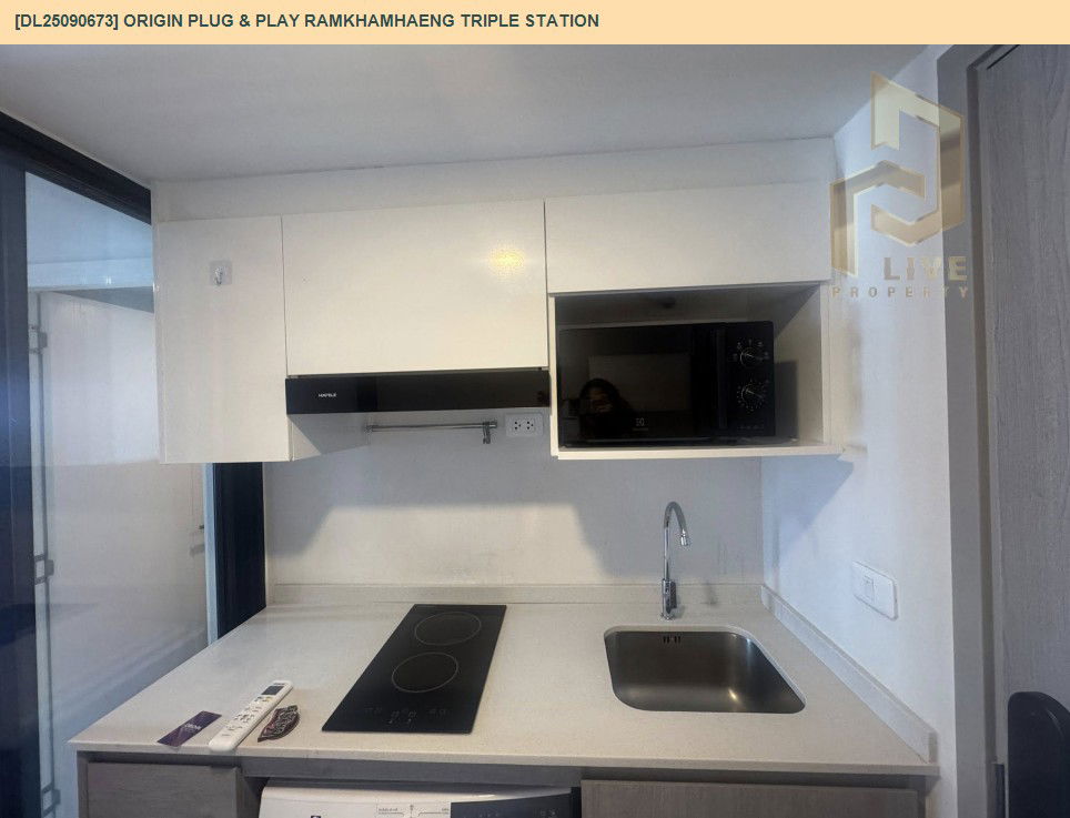 picture DL25090673 Condo for rent, Origin Plug & Play Ramkhamhaeng Triple Station near -, ready to move in, call urgently 0638692663 LineID @897iyzll - 8/9