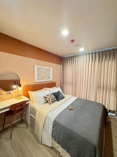 ขาย เช่า คอนโด Atmoz flow minburi ชั้น 8 ห้องมุม ตกแต่งสไตล์รีสอร์ท ทำเลดี เดินทางสะดวก ใกล้ MRT ตลาดมีน