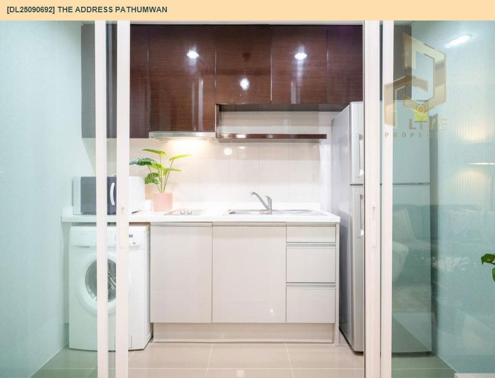 picture DL25090692 Condo for rent, The Address Pathumwan near BTS Ratchathewi, ready to move in, call urgently 0638692663 LineID @897iyzll - 11/13