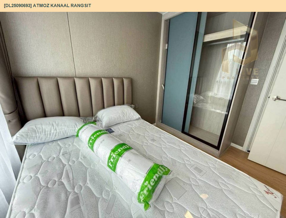 picture DL25090693 Condo for rent, Atmoz Kanaal Rangsit near -, ready to move in, call urgently 0638692663 LineID @897iyzll - 4/12