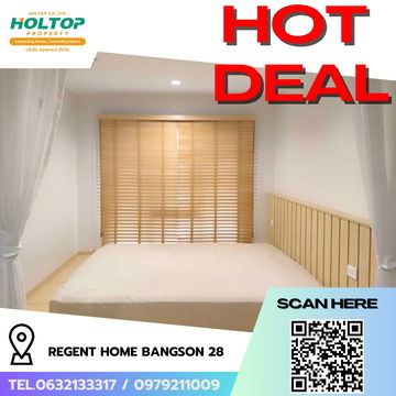 #R6684  🎉 290968 ให้เช่าคอนโด Regent Home Bangson 28