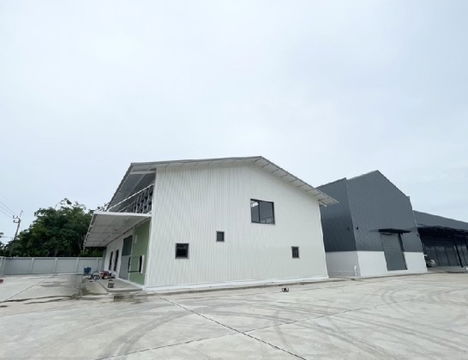 ให้เช่าโกดัง โรงงาน พร้อมสำนักงาน สร้างใหม่ / ทำเล พระราม 2 ซอยแสมดำ  / พื้นที่ดิน 5 ไร่ 2 งาน / ภายในพื้นที่ มี 3 โกดัง / รถเทรลเลอร์ เข้าออกได้