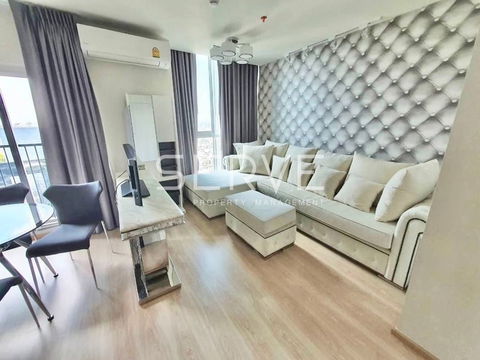 Nice View & Nice Location 1 Bed (Large Room) Super High Fl. 40+ MRT Thailand Cultural Centre 80 m-Noble Revolve Ratchada 2