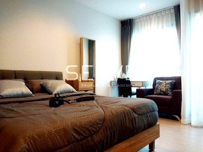 ขายคอนโด : Studio with Partition Good Location Close to MRT Rama 9 / Condo For Rent -Life Asoke Rama 9