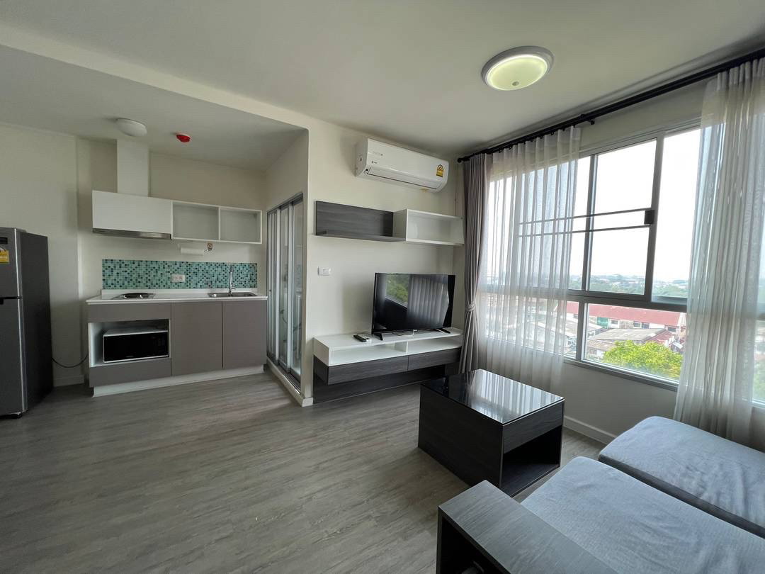 picture ❇️For rent: D Condo Ping, 8th floor, 37 sq m. Mountain view, north-facing balcony. ☎️064-792-4426 (Ben). - 1/20
