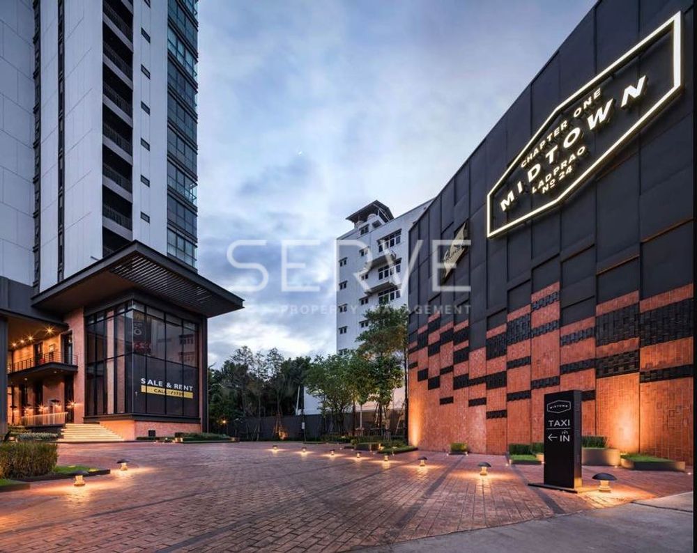 picture Modern Style 1 Bed Unit For Rent Good Location Close To MRT Lat Phrao Station-Chapter One Midtown Ladprao 24 - 8/8