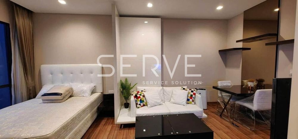 รูป Studio Large Room Good Location Close to MRT Thailand Cultural Centre 220 m. / For Rent-IVY Ampio - รูปที่ 2/5