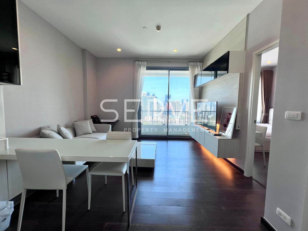 รูป 1 Bed 1 Bath Nice Room Good Location MRT Phetchaburi 60 m. & Singha Complex / For Rent & For Sale-Q Asoke - รูปที่ 1/12