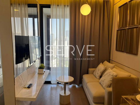 Nice Room 1 Bed with Partition High Fl. 25+ Good Location Close to MRT Sam Yan 180 m. / For Rent-Ashton Chula Silom