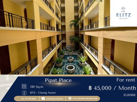 ✨ Pipat Place For Rent | ห้องสวย ขนาดใหญ่ Rare Item ย่านสีลม พร้อมเข้าอยู่ทันที 💯