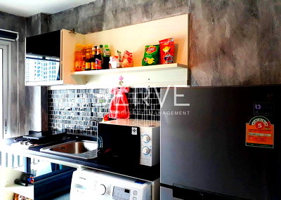 Condos for sale : 1 Bed 1 Bath Fully furnished Good Location MRT Phra Ram 9 400 m. / Condo For Sale-Aspire Rama 9