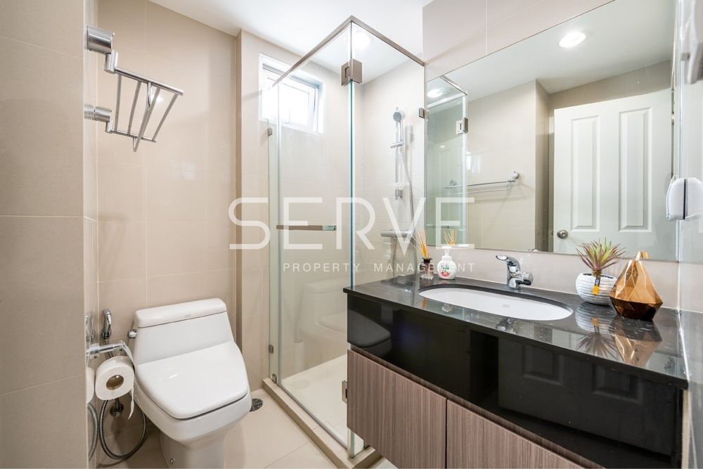 รูป Nice Room 3 Beds with Bathtub Large Unie Good Location MRT Phra Ram 9 500 m. and CentralPlaza-Belle Grand Rama 9 - รูปที่ 7/18