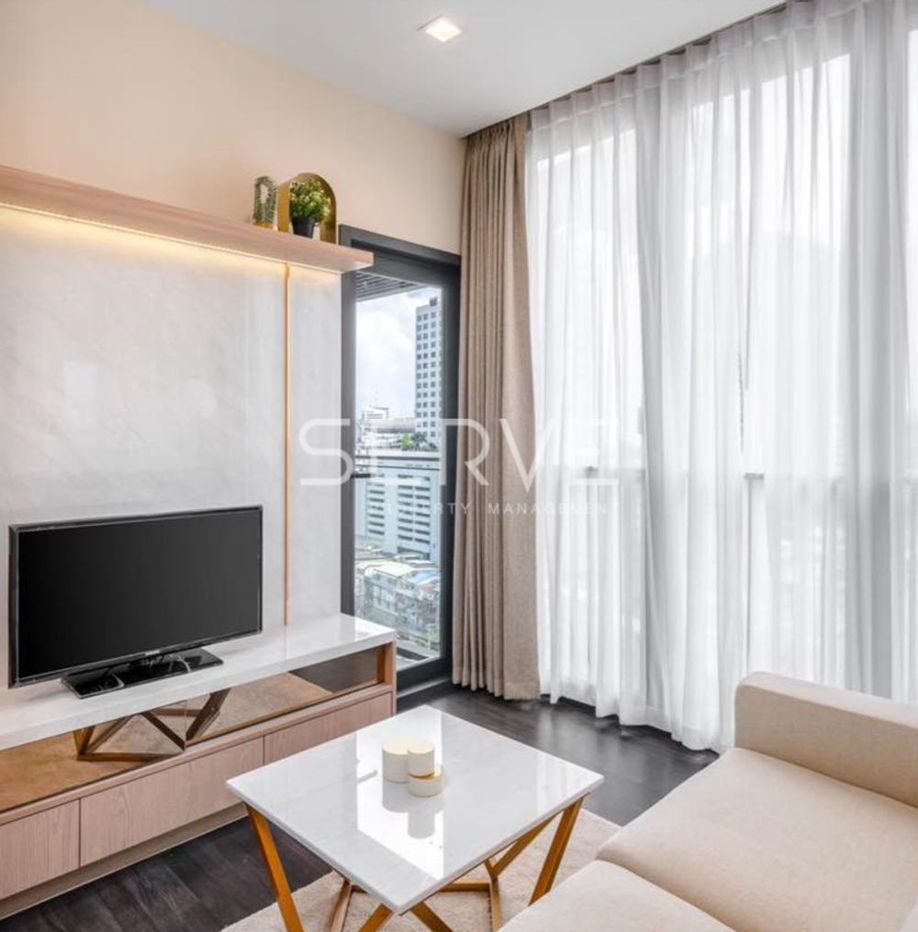 picture 1 Bed Homey Style High Fl. 10+ Good Location Close to MRT Phra Ram 9   350 m. / For Rent & For Sale-The Line Asoke Ratchada - 3/4