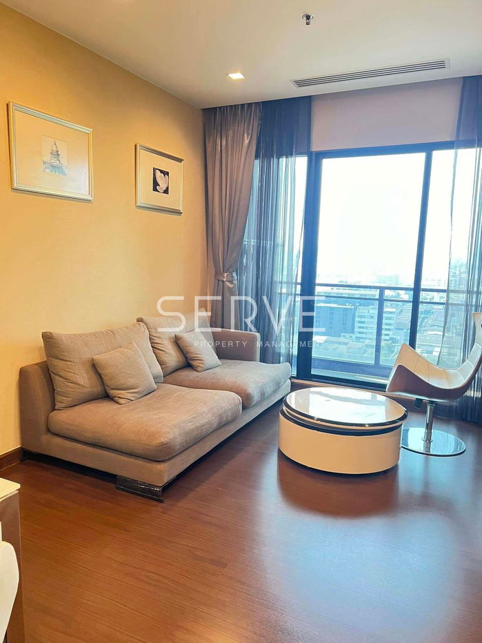 รูป Nice Room 2 Bed with Bathtub Good Location Close to MRT Thailand Cultural Centre 220 m. / For Rent-IVY Ampio - รูปที่ 4/10