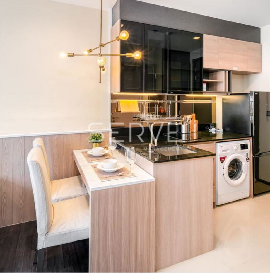 picture 1 Bed Homey Style High Fl. 10+ Good Location Close to MRT Phra Ram 9   350 m. / For Rent & For Sale-The Line Asoke Ratchada - 4/4