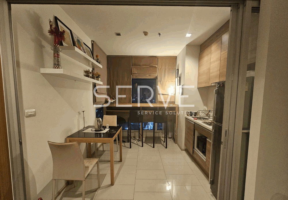 picture 1 Bed 1 Bath Nice Room Good Location Next to MRT Huai Khwang 50 m. / For Rent-Rhythm Ratchada Huai Khwang - 1/15