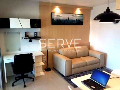 ขายคอนโด : 1 Bed with Bathtub Super High Floor 20+ Good Location  BTS Thong Lo / Condo For rent-Aspire Rama 9