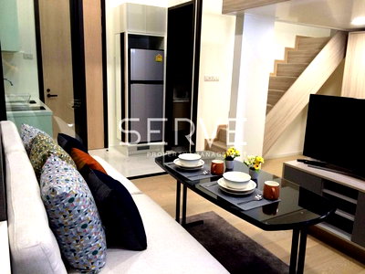 ขายคอนโด : Loft Duplex 1 Bed Nice Room Good Location Close to MRT Phra Ram 9  450 m. / For Rent & For Rent-Chewathai Residence Asoke