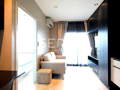 Condos for rent : Corner Unit 1 Bed Good Location MRT Thailand Cultural Centre 80 m. / For Rent &For Sale-Noble Revolve Ratchada 1