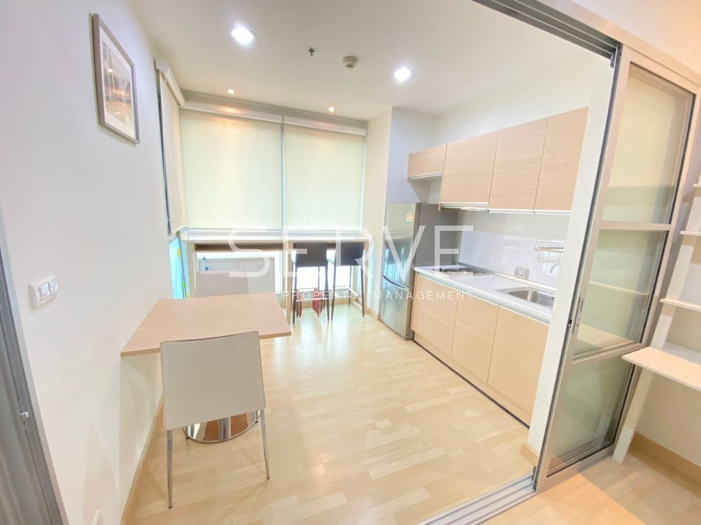 picture Large Room 1 Bed Seperated kitchen Perfect Location MRT Ratchadaphisek 0 m. / Condo For Rent-Rhythm Ratchada - 8/14