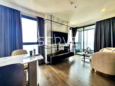 Condos for rent : 2 Beds 2 Baths Super High Fl. 30+ Nice View & Good Location BTS Ratchathewi 390 m. / For Rent-Ideo Q Siam Ratchathewi