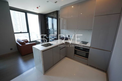 1 Bed 1 Bath with Bathtub Nice Room Luxury Condo Good Location MRT Phetchaburi 40 m. / For Rent-The Esse at Singha Complex