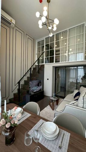 For Rent Condo PARK ORIGIN CHULA - SAMYAN Building 1, Floor 16,Duplex, Room size 34 sqm